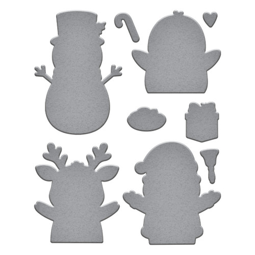 Spellbinders Etched Dies By Simon Hurley-Christmas Hugs - 5A003CKF-1H8VR