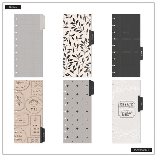 Happy Planner Skinny 12 Month Disc Bound Dated Planner-Heritage Charm - 5A0036X2-1H7YX Happy Planner Skinny 12 Month Disc Bound Dated Planner-Heritage Charm - 5A0036X2-1H7YX