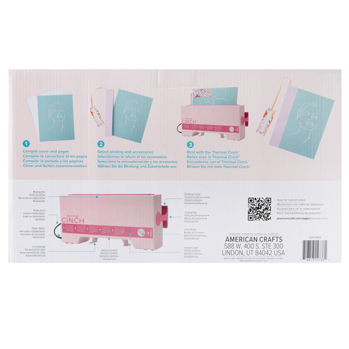 We R Thermal Cinch Binding Machine US Plug-Pink - 60000802 We R Thermal Cinch Binding Machine US Plug-Pink - 60000802