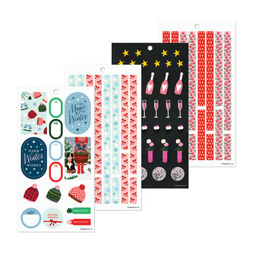 Happy Planner Big 30 Sheet Sticker Value Pack-Winter Charm Classic - 5A0036W9-1H7Z0