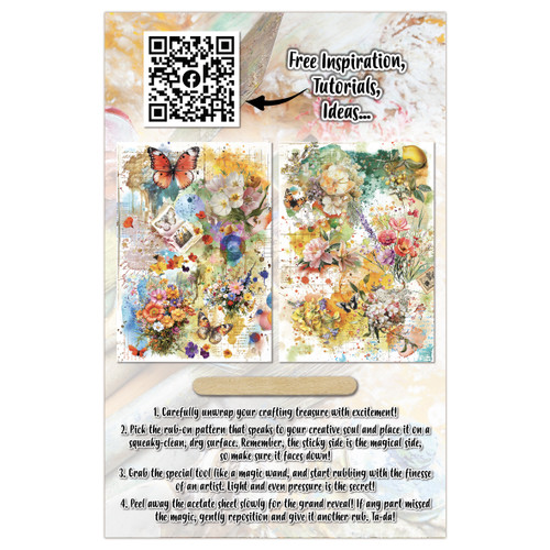 AALL And Create A5 Rub-Ons-Citrus Kissed Meadows - 5A0039HH-1H8QY