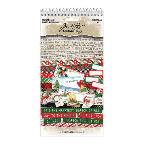 Tim Holtz Christmas Idea-ology-Sticker Book - 5A003244-1H3S4 - 040861944518