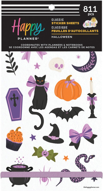 Happy Planner Big 30 Sheet Sticker Value Pack-Halloween Classic - 5A0036W9-1H7Z6 - 673807708365