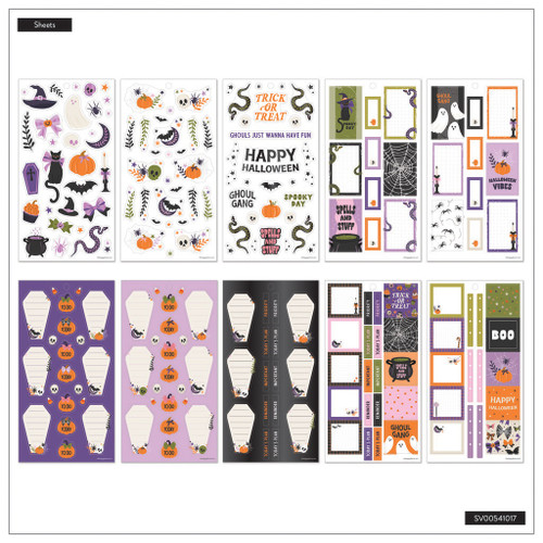 Happy Planner Big 30 Sheet Sticker Value Pack-Halloween Classic - 5A0036W9-1H7Z6 Happy Planner Big 30 Sheet Sticker Value Pack-Halloween Classic - 5A0036W9-1H7Z6