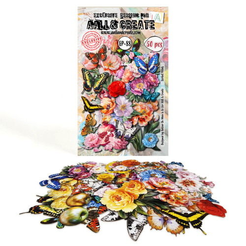 AALL And Create Ephemera Die-Cuts A6-Sorbet Petals - 5A0039HQ-1H8RD - 5060979169837