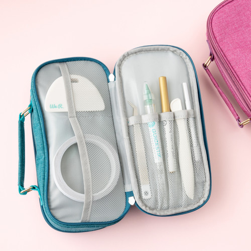 We R Crafter's Zippered Pouch-Teal - 5A002BCH-1GDVZ We R Crafter's Zippered Pouch-Teal - 5A002BCH-1GDVZ