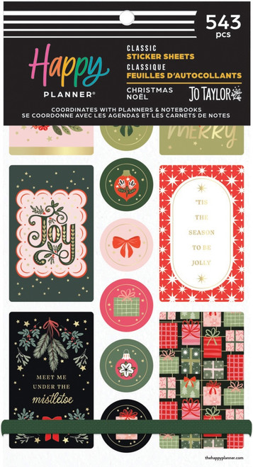 Happy Planner Big 30 Sheet Sticker Value Pack-Christmas Classic - 5A0036W9-1H7ZJ - 673807708358