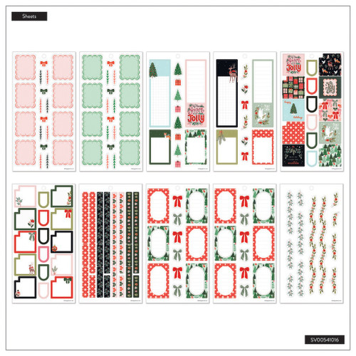 Happy Planner Big 30 Sheet Sticker Value Pack-Christmas Classic - 5A0036W9-1H7ZJ Happy Planner Big 30 Sheet Sticker Value Pack-Christmas Classic - 5A0036W9-1H7ZJ