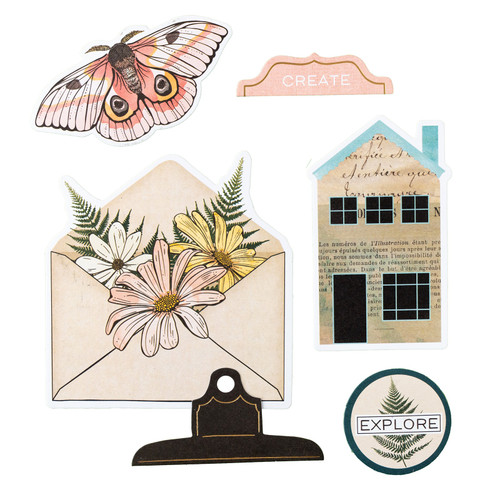 Vicki Boutin Mixed Media Ephemera Cardstock Die-Cuts-Nature - VB030500 Vicki Boutin Mixed Media Ephemera Cardstock Die-Cuts-Nature - VB030500