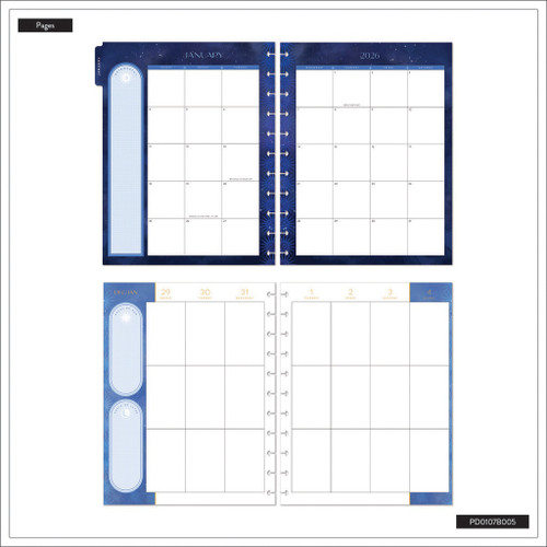 Happy Planner Big 12 Month Disc Bound Dated Planner-Star Signs - 5A0036T7-1H7ZP Happy Planner Big 12 Month Disc Bound Dated Planner-Star Signs - 5A0036T7-1H7ZP