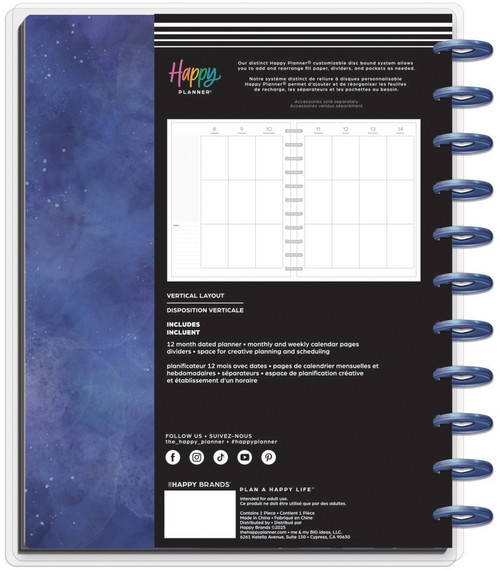 Happy Planner Big 12 Month Disc Bound Dated Planner-Star Signs; Jan '26 - Dec '26 - 5A0036T7-1H7ZP Happy Planner Big 12 Month Disc Bound Dated Planner-Star Signs; Jan '26 - Dec '26 - 5A0036T7-1H7ZP