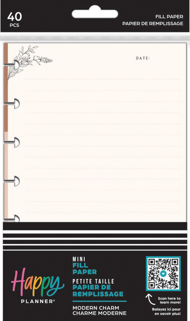 Happy Planner Mini Fill Paper-Modern Charm - 5A0036TZ-1H7ZV - 673807708853