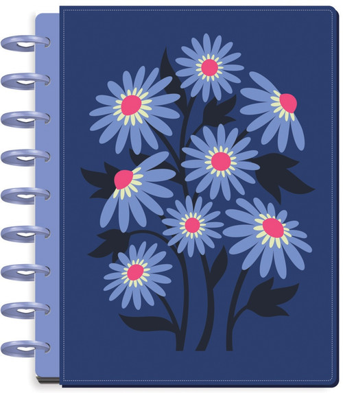 Happy Planner Chenille 12 Month Disc Bound Dated Planner-Florescent Embroidery Classic - 5A0036VD-1H7ZT