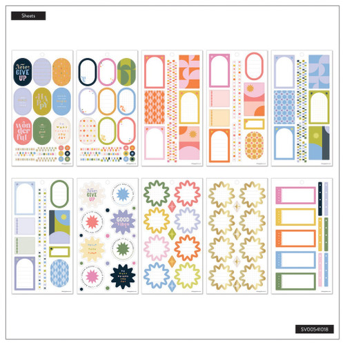 Happy Planner Big 30 Sheet Sticker Value Pack-Pop Splash Classic - 5A0036W9-1H805 Happy Planner Big 30 Sheet Sticker Value Pack-Pop Splash Classic - 5A0036W9-1H805