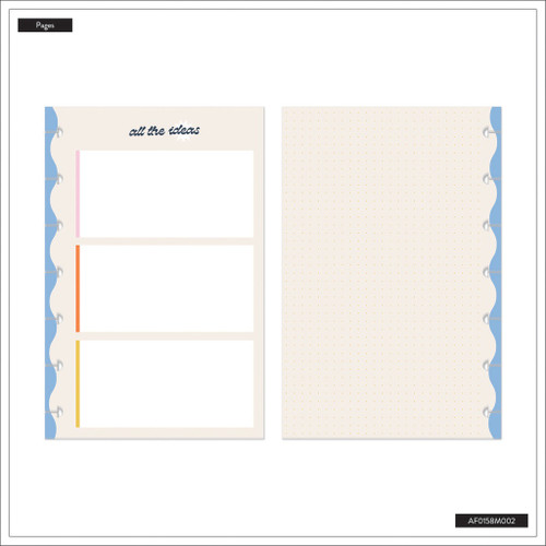 Happy Planner Mini Fill Paper-Bright Energy - 5A0036WH-1H807