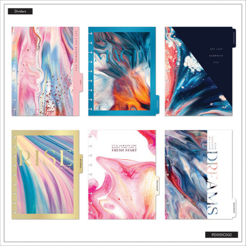 Happy Planner 12 Month Disc Bound Dated Planner-INTL Fluid Fusion - 5A0036V8-1H809 Happy Planner 12 Month Disc Bound Dated Planner-INTL Fluid Fusion - 5A0036V8-1H809