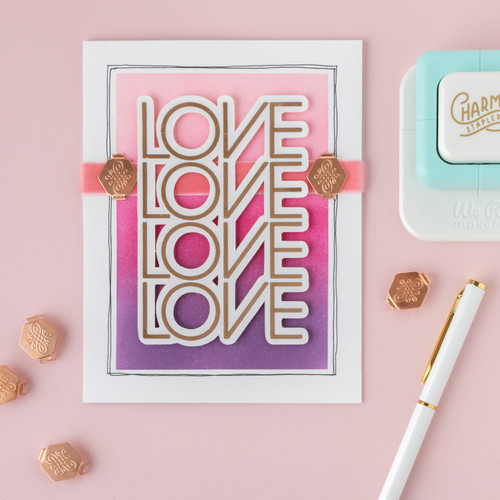 We R Charm Stapler-Blue/White - 5A0023CB-1G6C6 We R Charm Stapler-Blue/White - 5A0023CB-1G6C6