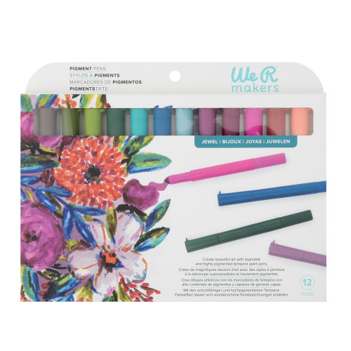 We R Pigment Pens 12/Pkg-Jewel - 60000290 - 633356620457