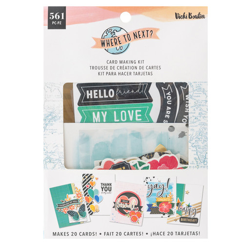 Vicki Boutin Where To Next Card Kit-Makes 20 Cards - 34021915 - 765468043562