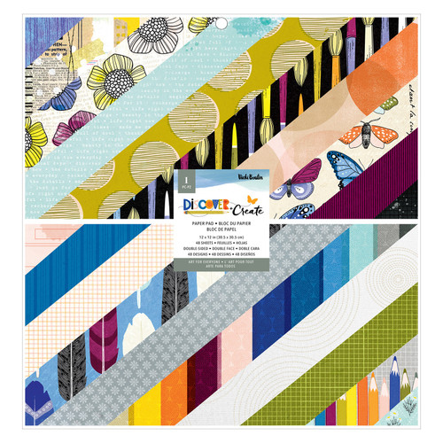 Vicki Boutin Discover + Create Paper Pad 12"X12"-36/Pkg - VB022143 - 765468045788