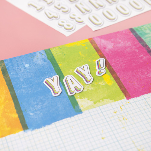 3 Pack - Vicki Boutin Sweet Rush Thickers Stickers 148/Pkg-Sweet Rush Alpha/Chipboard - VB013609 3 Pack - Vicki Boutin Sweet Rush Thickers Stickers 148/Pkg-Sweet Rush Alpha/Chipboard - VB013609