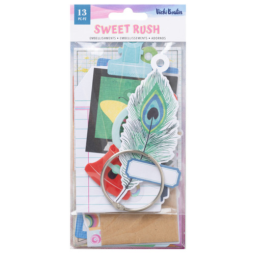 3 Pack - Vicki Boutin Sweet Rush Tag Mini Journal 13/Pkg-Die-Cut Tags W/Ring - VB003910 - 718813913447