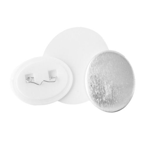 We R Button Press Refill Pack 30/Pkg-Small Oval Button Pin Back, Makes 10 Pin - WR601019