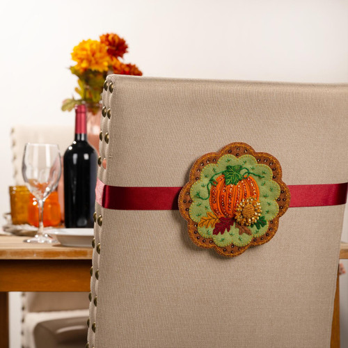 Bucilla Felt Wall Hanging Applique Kit-Pumpkin Patch Pair - 5A00241Y-1G7C0