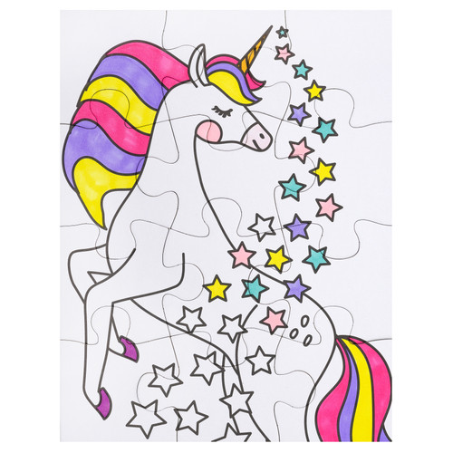 3 Pack - Colorbok Make It Colorful! Color Your Own PUzzles 3/Pkg-Fantasy - 34018783 3 Pack - Colorbok Make It Colorful! Color Your Own PUzzles 3/Pkg-Fantasy - 34018783