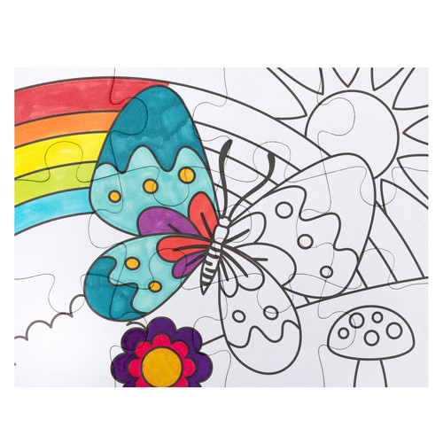 3 Pack - Colorbok Make It Colorful! Color Your Own PUzzles 3/Pkg-Fantasy - 34018783