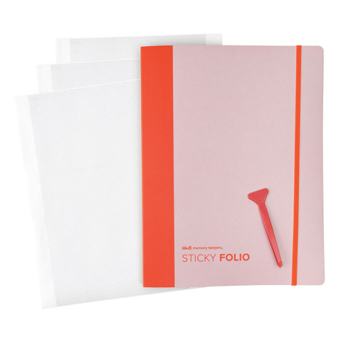 We R Memory Keepers Sticky Folio 8.5"X11"-Red - WRFOLIO-987 We R Memory Keepers Sticky Folio 8.5"X11"-Red - WRFOLIO-987
