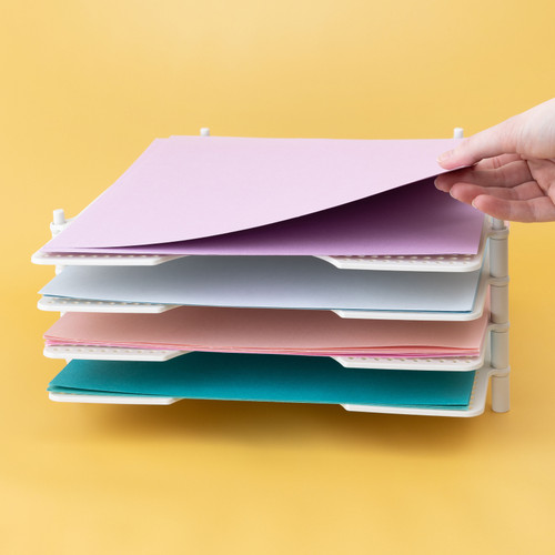 We R Memory Keepers Multi-Use Paper Trays 4/Pkg-White 12"X12" - 60000916