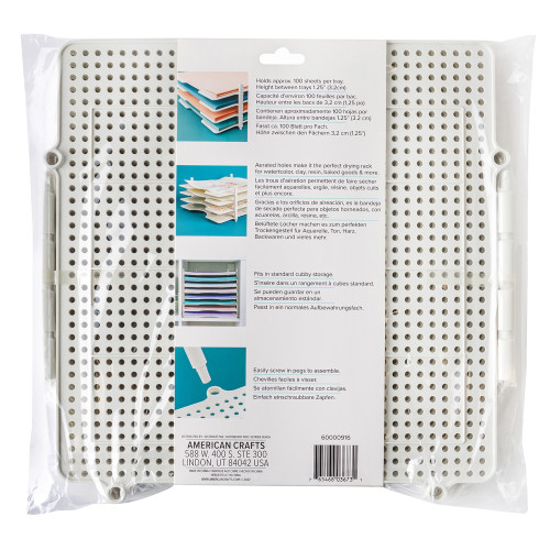 We R Multi-Use Paper Trays 4/Pkg-White 12"X12" - 60000916