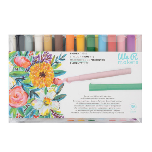 We R Pigment Pens 36/Pkg-Multi Colored - 60000356 - 633356632122