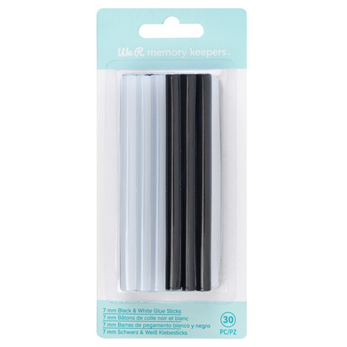 3 Pack - We R Creative Flow Hot Glue Sticks 30/Pkg-Black And White - 60000990 - 765468018959 3 Pack - We R Creative Flow Hot Glue Sticks 30/Pkg-Black And White - 60000990 - 765468018959