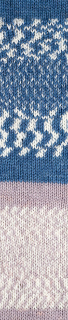 3 Pack - Lion Brand Wool-Ease Fair Isle Yarn-Denim/Lilac - 629-203CU
