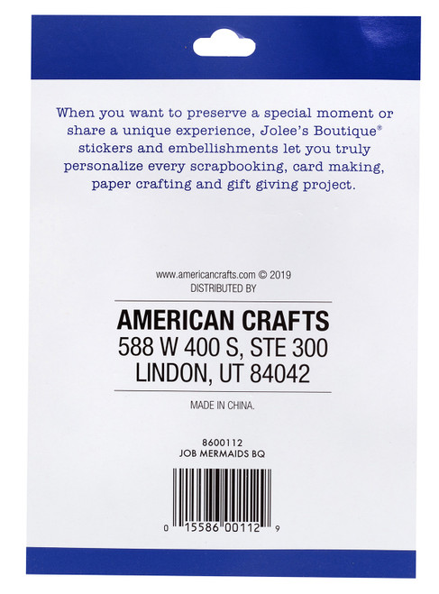3 Pack - Jolee's Boutique Themed Stickers-Mermaids Dimensional Embellishments - E8600112