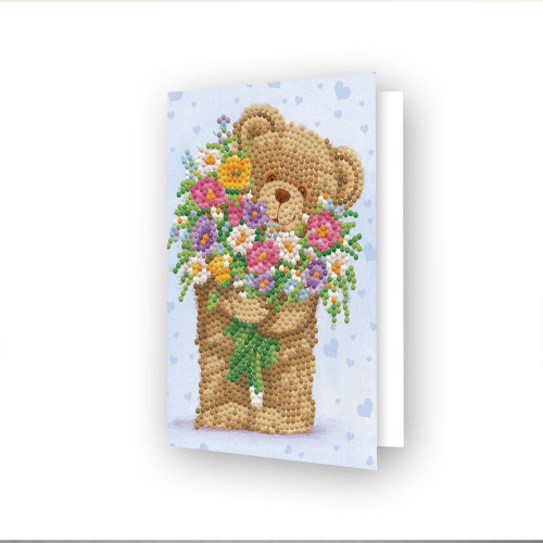 3 Pack - Diamond Dotz Diamond Art Greeting Card Kit 5"X7"-Bunch Of Love - DDG030