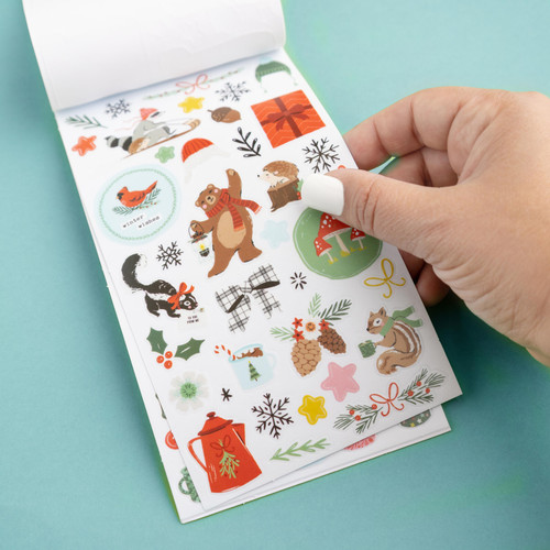 3 Pack - Mittens & Mistletoe Sticker Book-296/Pkg - CPMM3747
