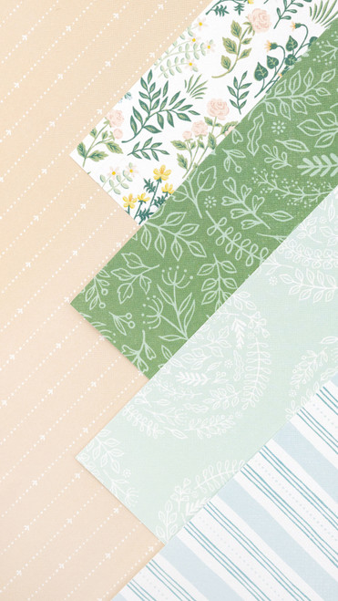 25 Pack - Gingham Garden Double-Sided Cardstock 12"X12"-Be Kind - CPGG12-13996