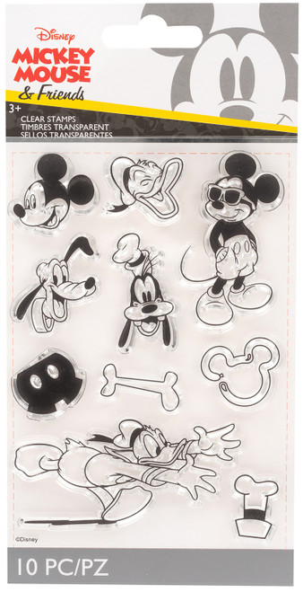 3 Pack - EK Disney Clear Stamps-Mickey Spectrum - 53000156 - 015586031010
