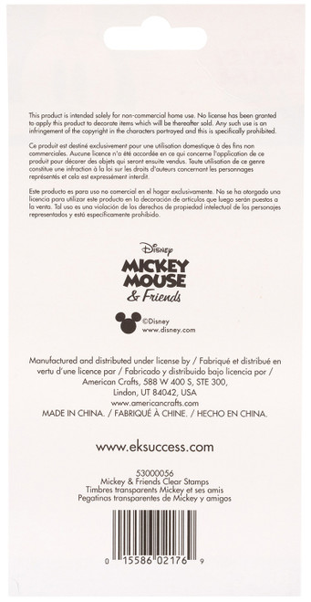 3 Pack - EK Disney Clear Stamps-Mickey Spectrum - 53000156 3 Pack - EK Disney Clear Stamps-Mickey Spectrum - 53000156