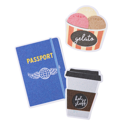 3 Pack - Vicki Boutin Where To Next Ephemera Cardstock Die-Cuts-Icons - VB014102