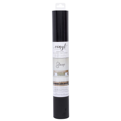 3 Pack - American Crafts Adhesive Vinyl 12"X48"-Black - 379537 - 718813795371