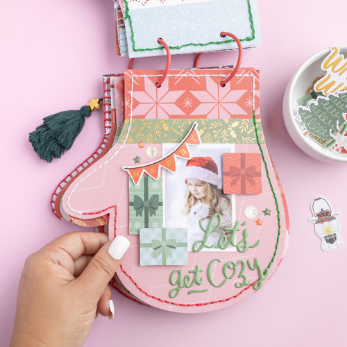 3 Pack - Mittens & Mistletoe Ephemera Die-Cuts 40/Pkg-Icons W/Gold Foil Accents - CPMM3740 3 Pack - Mittens & Mistletoe Ephemera Die-Cuts 40/Pkg-Icons W/Gold Foil Accents - CPMM3740