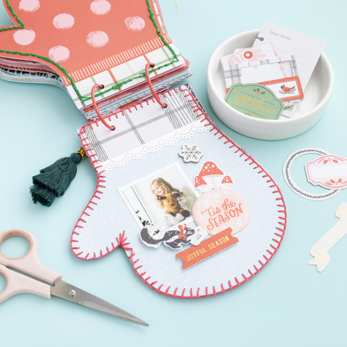 3 Pack - Mittens & Mistletoe Ephemera Die-Cuts 40/Pkg-Icons W/Gold Foil Accents - CPMM3740 3 Pack - Mittens & Mistletoe Ephemera Die-Cuts 40/Pkg-Icons W/Gold Foil Accents - CPMM3740