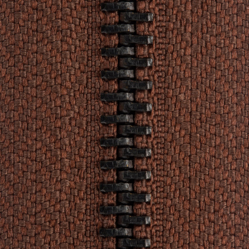 2 Pack - Coats Gunmetal Closed End Zipper 9"-Seal Brown - F68 9-8380