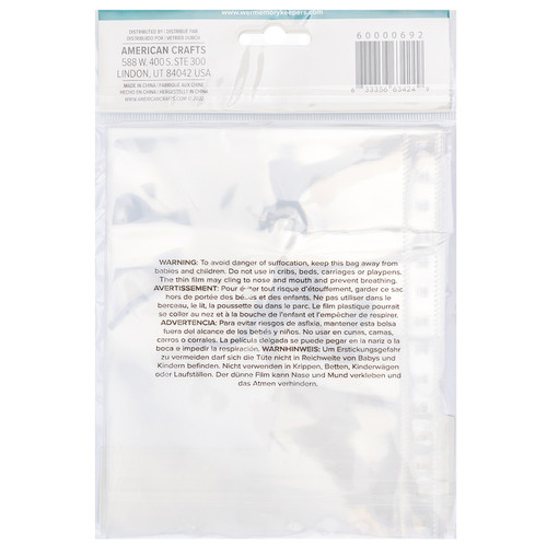 3 Pack - We R Cinch Page Protectors 5"X7"-10/Pkg - 60000692