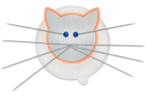 3 Pack - Dritz Cat Pin Magnet-Coral - 274