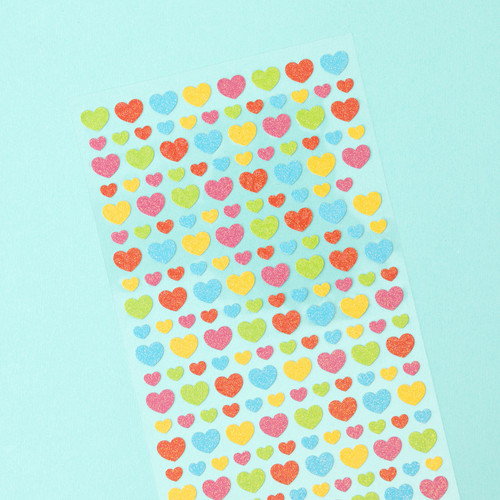 12 Pack - Sticko Themed Stickers-Tiny Multi Hearts - E5238400 12 Pack - Sticko Themed Stickers-Tiny Multi Hearts - E5238400